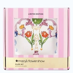 Macy's Flower Show Plate Set | Limited Edition